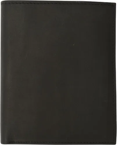 Vista 6 de MARSHAL Cartera de piel de alta calidad con bloqueo RFID de doble capacidad para tarjetas de crédito hipster, Negro -, Bifold