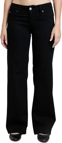 Vista 11 de YMI Pantalones de Elastano para Mujer YMI Jeans de Cintura Baja y Pierna Ancha Wannabettabutt