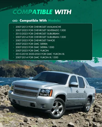 Vista 4 de SCITOO Kit de nivelación delantera de 1.5 pulgadas para Chevrolet Avalanche 2007-2013 Espaciadores de puntales de suspensión 2007-2024 para Sierra