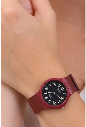 Vista 3 de Casio Unisex time-only Watch Bordeaux