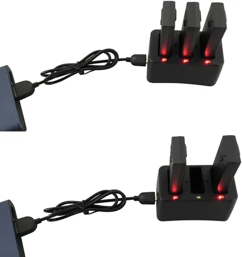 Vista 6 de sea jump Nuevo 3in1 Cargador para Tello Cargador de batería de litio de cuatro ejes de aviones Negro