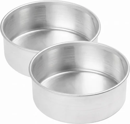 Vista 4 de Winco - Molde redondo de aluminio para tartas (4 x 2 pulgadas)