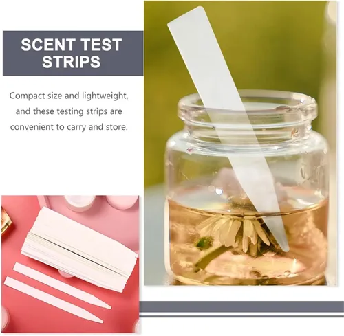 Vista 6 de Disposable Perfume Test Strips 1200Pcs Perfume Test Strips Disposable Blank Smelling Paper Sampling Strip Fragrance