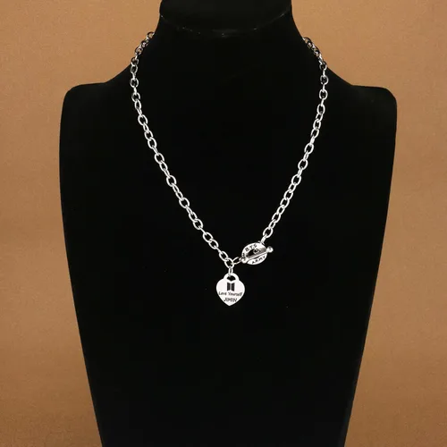 Vista 2 de ARETIS - Collar de regalo para niños Kpop Bangtan Be the Best J-HOPE JIMIN JIN JK RM SUGA V Collar Bangtan Boys Lover Jewelry Regalo para niños fans