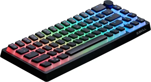 Vista 4 de G.Skill Teclado mecánico KM250 RGB 65% (67 teclas), tecla de inyección dual PBT (negro)