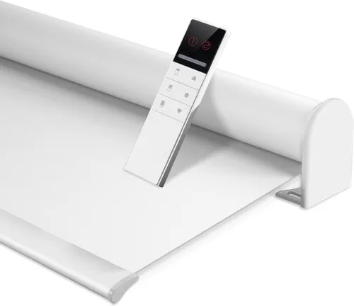 Vista 40 de Zshine Persianas opacas motorizadas con ancho personalizado (23-95 pulgadas), persianas enrollables inalámbricas y recargables con control remoto
