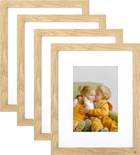 Vista 9 de ATOBART Juego de 3 portarretratos de 4 x 6, marco de fotos de madera negra para pared y mesa, se adapta a 3.5 x 5 pulgadas con paspartú o 4 x 6 sin