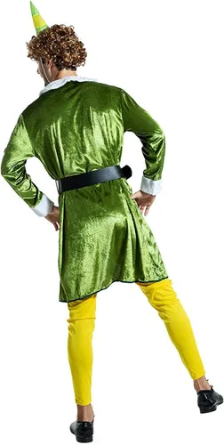 Vista 4 de Disfraz de elfo de Navidad para hombre X-Mas Deluxe Disfraces para adultos