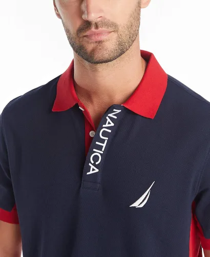 Vista 7 de Nautica Polo de piqué de manga corta para hombre