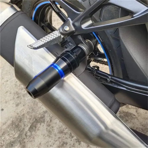 Vista 2 de Carcasa de aluminio CNC para motocicleta, protección contra caídas compatible con BMW G310R G310GS (G310GS, negro)