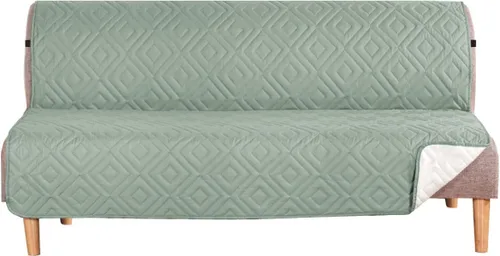 Vista 45 de H.VERSAILTEX Funda reversible para silla, protector de muebles antideslizante, resistente al agua, con correas elásticas de 2 pulgadas