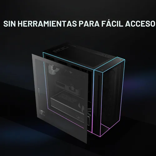 Vista 6 de ASUS ROG G700 (2025) PC de escritorio para juegos, procesador Intel® Core™ Ultra 7 265KF, NVIDIA® GeForce RTX™ 5070, SSD M.2 NVMe™ PCIe® 4 de 1 TB