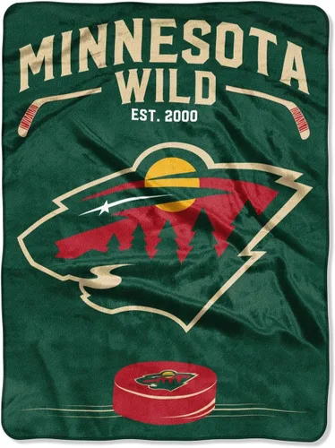 Vista 22 de Northwest NHL Unisex-Adult Raschel Throw Blanket rojo (Inspired)