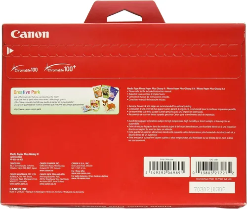 Vista 2 de CanonInk 1432C007 - Papel de fotografía Plus Glossy II, 4 x 6 pulgadas, 400 hojas