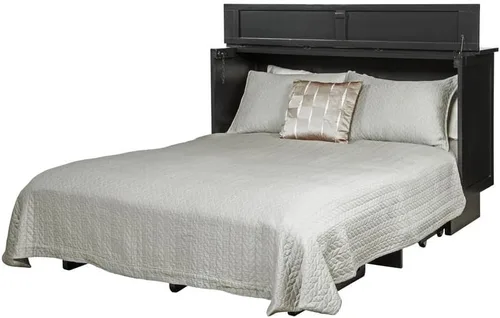 Vista 4 de Essex Creden-ZzZ - Cama de gabinete Negro