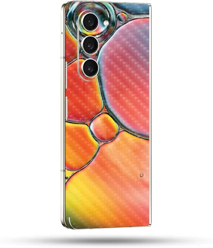 Vista 73 de MightySkins Skin compatible con Samsung Galaxy Z Fold 5 - Puppy Fall Funda protectora de vinilo duradera y única Fácil de aplicar, quitar