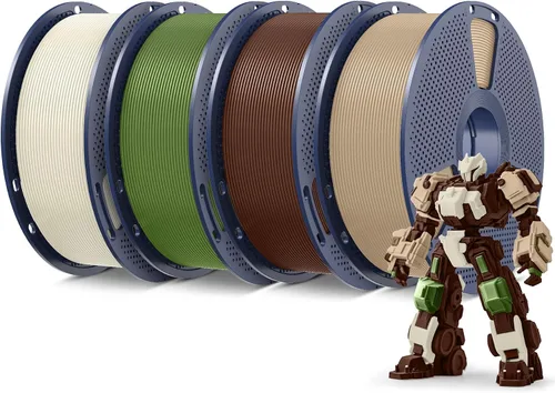 Vista 28 de SUNLU - Filamento PLA Plus para impresora 3D, 1.75 mm, bobina de 1 kg (2.2 lb), enrollado de forma ordenada, precisión dimensional ±0.02 mm