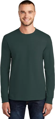 Vista 11 de Port & Company - Camiseta Esencial de Manga Larga Tall. PC61LST Azul acuático