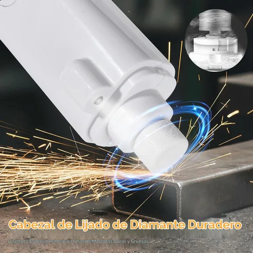 Vista 7 de Cortauñas 2 en 1 para perros y amoladora de uñas de perro, recortadora de uñas para perros con luces LED, recargable por USB, sensor rápido