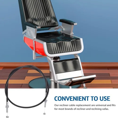 Vista 8 de Beaupretty Reemplazo de mango de cable reclinable para sofá hidráulico y sofá fácil de instalar, compatible con marcas de sillas reclinables y sillas