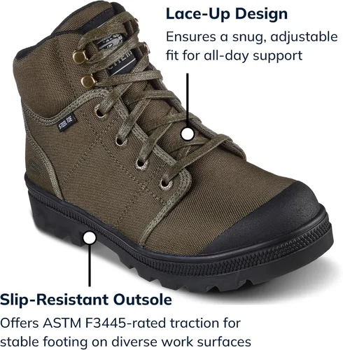 Vista 2 de Skechers Botas de trabajo para mujer, Rotund - Darragh ST