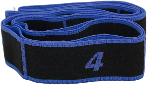 Vista 4 de Drfeify Banda elástica para hacer ejercicio, gimnasio, entrenamiento de danza latina, banda elástica con súper elasticidad, adecuada para baile