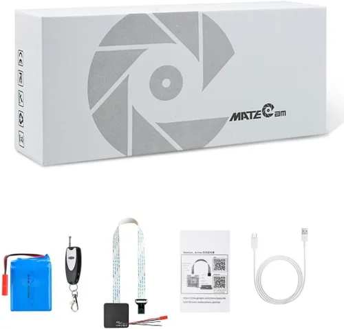 Vista 6 de Mini cámara 4K 13Mp Imx258 CMOS módulo de lente 11.8 pulgadas/11.8 in Cable Seguridad para el hogar WiFi Pequeña Niñera Cam Video Batería Tiny House