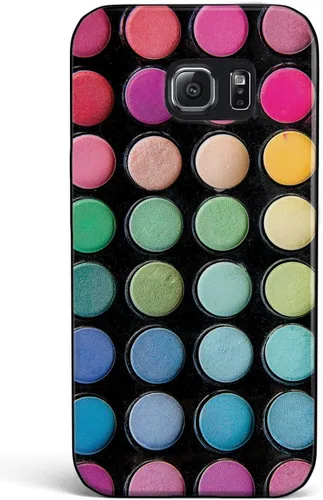 Vista 22 de Inspired Cases - Compatible con iPhone Xs Max - Funda protectora con textura 3D para Apple iPhone Xs Max - Paleta de sombras de ojos colorida