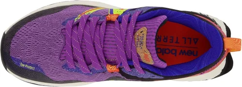 Vista 6 de New Balance Mujer Fresh Foam X Hierro v7, Talla 9 Ancho D Color Mystic PurplePoppyLemonade, Púrpura místicoAmapolaLimonada