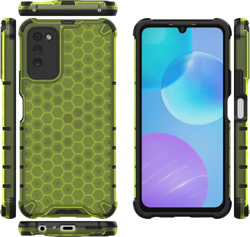Vista 241 de Pzwoxukhov Funda compatible con Huawei Nova 3i, compatible con Huawei P Smart+ 2018 Honeycomb Anti-Drop Shock-Absorbing Case Negro