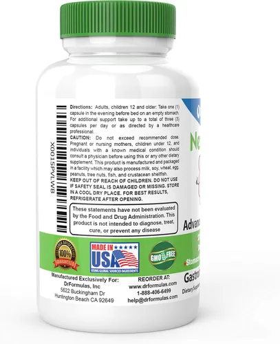 Vista 3 de Suplemento Nexabiotic probiótico, 21 cepas multi-probiótico, suplemento con Lactobacillus acidophilus, Bifidobacterium infantis, Saccharomyces