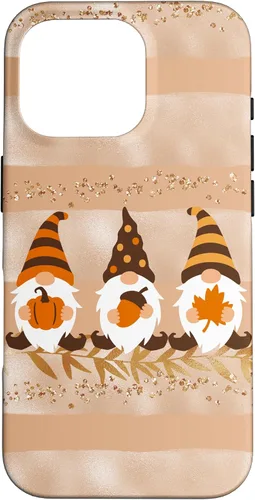 Vista 20 de Fall Autumn Gnomes Phone Case Modern Pastel Cute Beige Case for iPhone 17