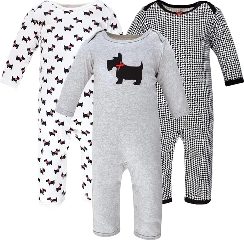 Vista 35 de Hudson Baby - Overol unisex de algodón para bebé Manzana