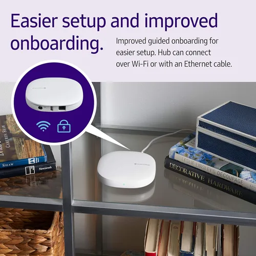 Vista 6 de SmartThings Hub de 3ra Generación [GP-U999SJVLGDA] Hub de Automatización del Hogar Inteligente Monitoreo del Hogar Dispositivos Inteligentes