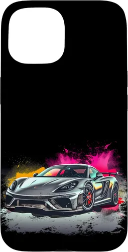 Vista 6 de Funda gráfica para iPhone 16 Supercar Exotic Sports Car Concept Car Poster