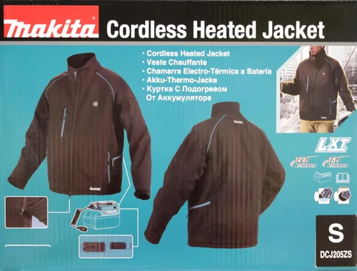 Vista 20 de Makita DCJ205ZS LXT Chaleco con calentador, de 18 voltios, solo (negro, S), pequeño