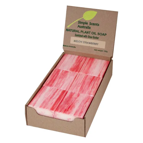 Vista 7 de Simple Scents Australia Barras de jabón natural aromáticas de almendras (12 barras), 3.5 onzas, barras de jabón hidratantes francesas de triple