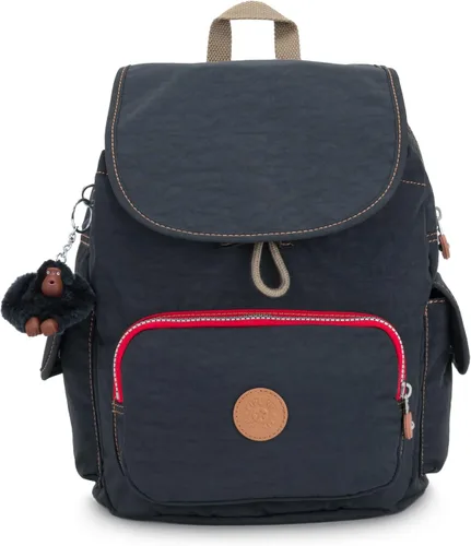 Vista 18 de Mochila pequeña Kipling City Pack para mujer, mochila ligera y versátil para el día, Negro (Black Noir), Pequeño