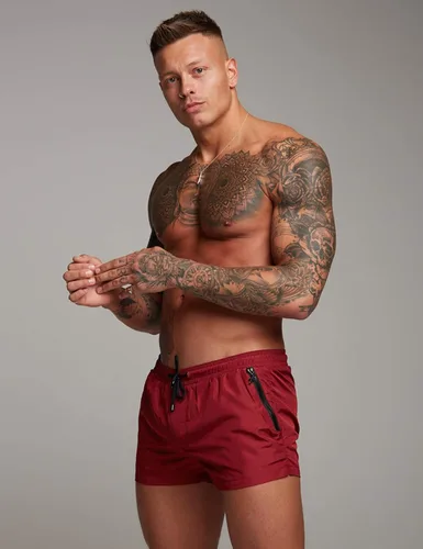 Vista 2 de COOFANDY Traje de baño con bolsillo para hombre