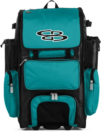 Vista 29 de Boombah Rolling Superpack - Bolsa para equipo de béisbol/sóftbol, varios colores, mango telescópico y capacidad para 4 murciélagos, versión
