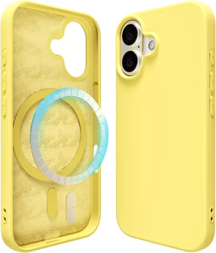 Vista 127 de oakxco Funda de silicona para iPhone 12 Pro Max, magnética, compatible con carga inalámbrica Magsafe, cubierta protectora de goma suave y delgada