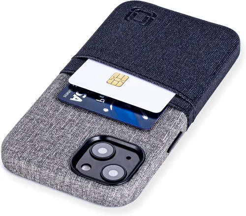 Vista 14 de Dockem Funda tipo cartera para iPhone 13 con placa metálica integrada para montaje magnético y 2 bolsillos para tarjetas de crédito: Luxe M2, piel