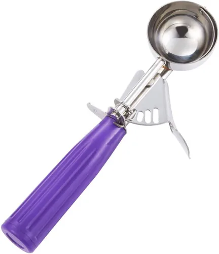 Vista 8 de Saebye Cuchara de porción - #6 (150 g) - Cucharón, Cuchara de alimentos, Cuchara para cupcakes, Cucharas para muffins - Control de porciones - Acero