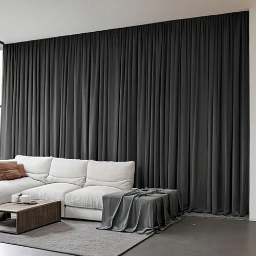 Vista 27 de Cortinas opacas de terciopelo beige para dormitorio de 52 x 72 pulgadas de largo, juego de 2 paneles - Cortinas con bloqueo de luz UV y reducción