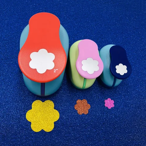 Vista 9 de Punchers de papel de 2 pulgadas, 1 pulgada y 5/8 pulgadas, 3 piezas, para álbumes de recortes, para manualidades (mariposa)