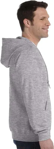 Vista 18 de Gildan Sudadera con capucha y cremallera completa para hombre