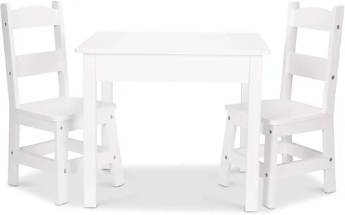 Vista 9 de Mesa y sillas de madera Melissa & Doug, talla única , Natural