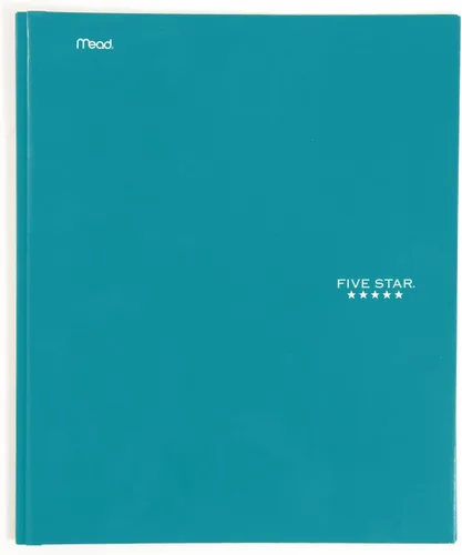 Vista 5 de Five Star Carpeta con ganchos y bolsillo., Negro