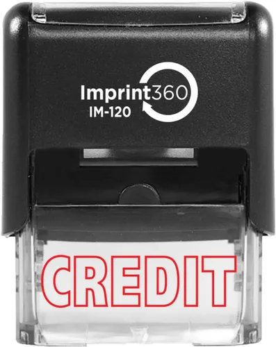 Vista 12 de Imprint 360 AS-IMP1001 - Copia Client S, sello de goma autoentintado de calidad comercial resistente, tinta roja, tamaño de impresión de 9/16" x
