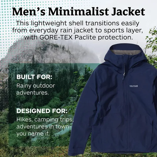Vista 2 de Marmot - Chaqueta minimalista, ligera e impermeable para hombre.